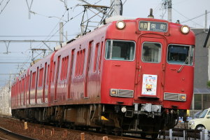ノベルティ・こども創造館夏祭りのヘッドマークを取り付けた6033F