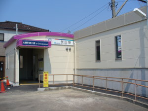 矢田駅上り側駅舎