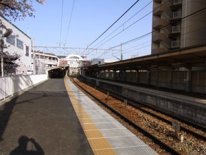 工事が終了した新瀬戸駅